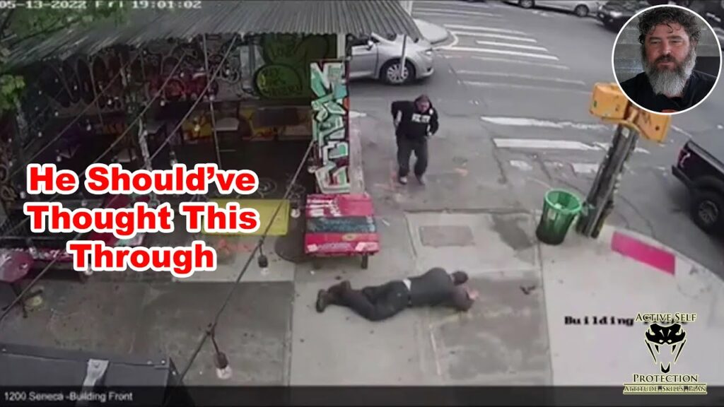 Idiot Tries To Pull A Gun After Argument