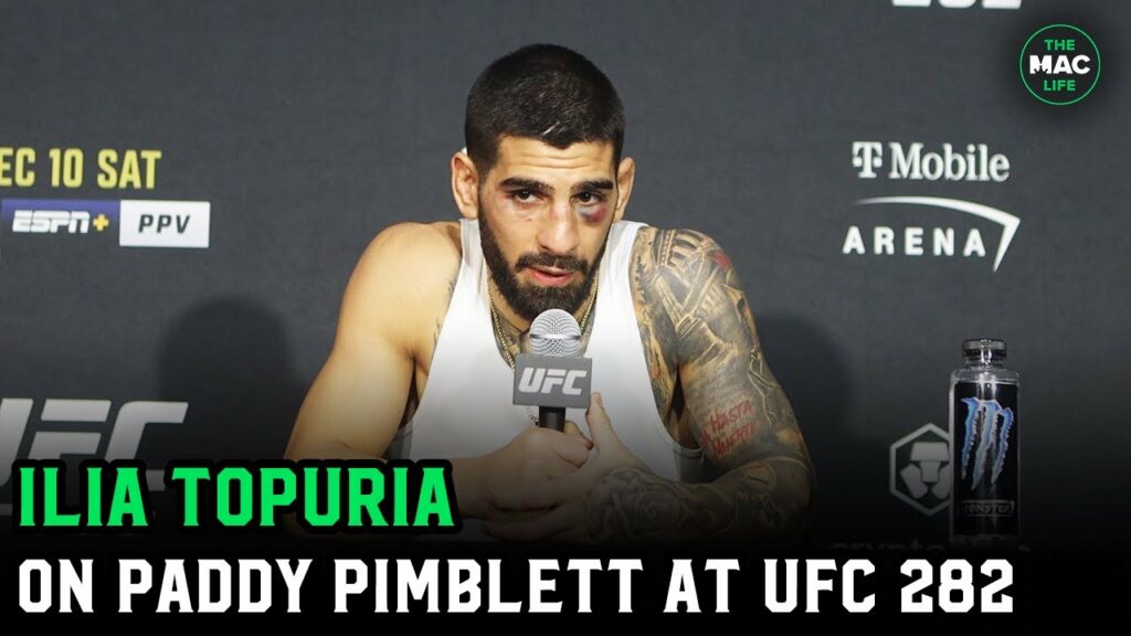 Ilia Topuria on Paddy Pimblett’s UFC 282 win: “They gave him a Christmas gift. F*** him.”