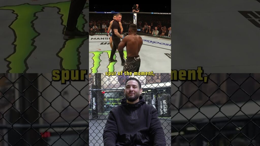 Imavov's thoughts on his BEEF with Buckley 😲 #ufcparis