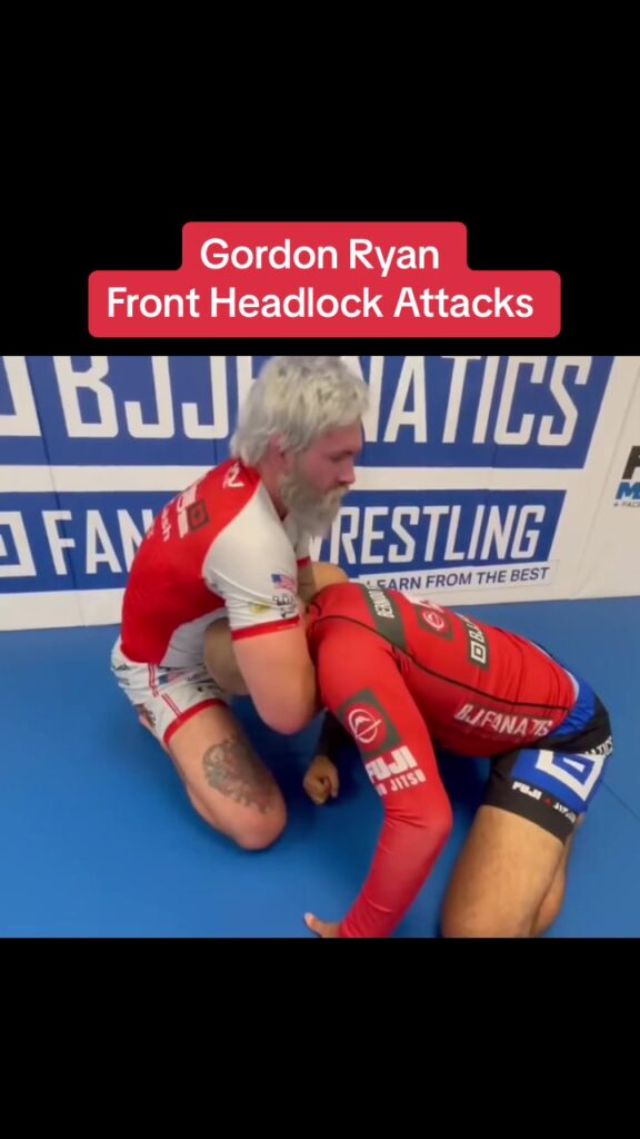 Incredible Front Headlock Attacks by Gordon Ryan.