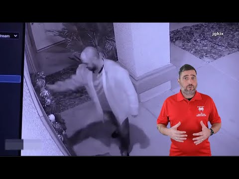 Intruder Causes Problems Outside a California Home