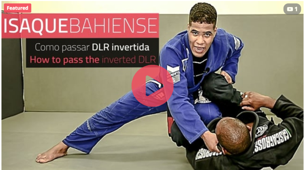 Isaque Bahiense teaches how to pass the inverted DLR guard