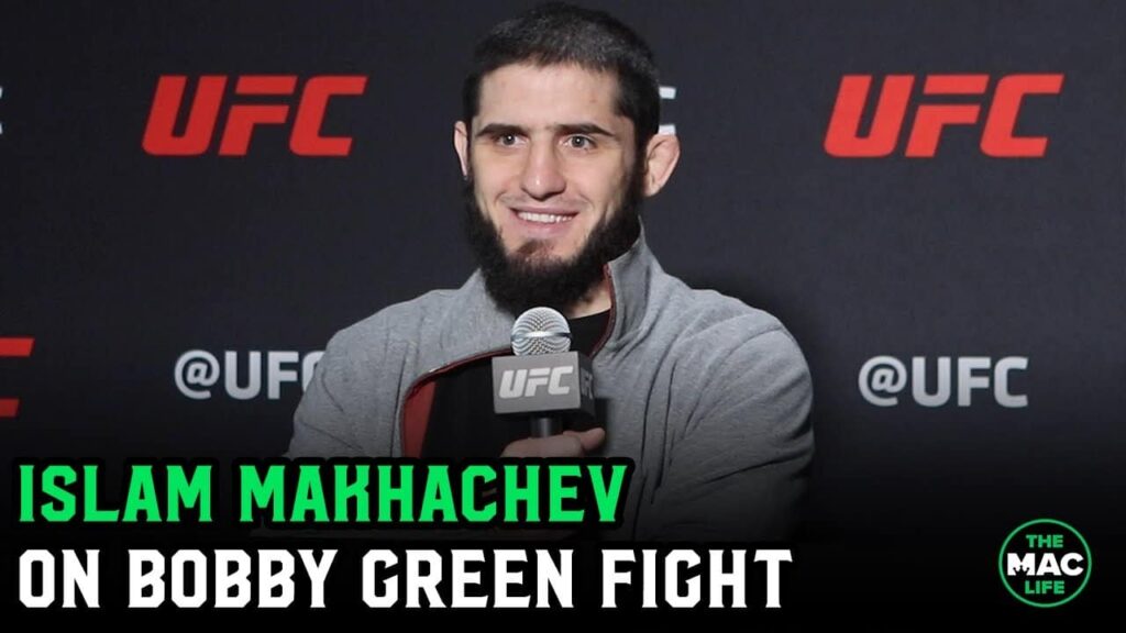 Islam Makhachev: 'I'm gonna take Bobby Green down and tell him to get up'