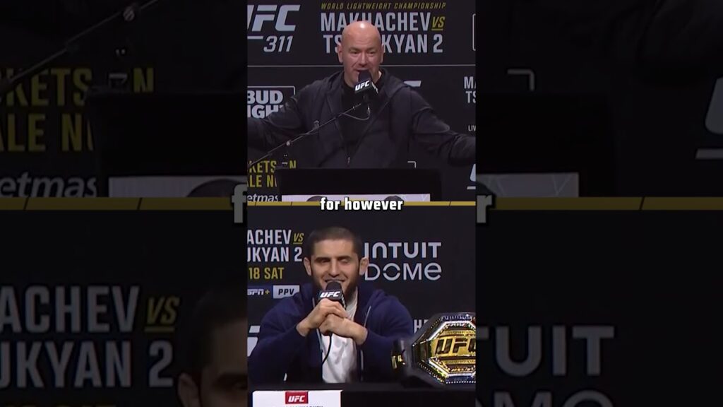 Islam Makhachev P4P Greatest Fighter!? 🤔 #ufc311