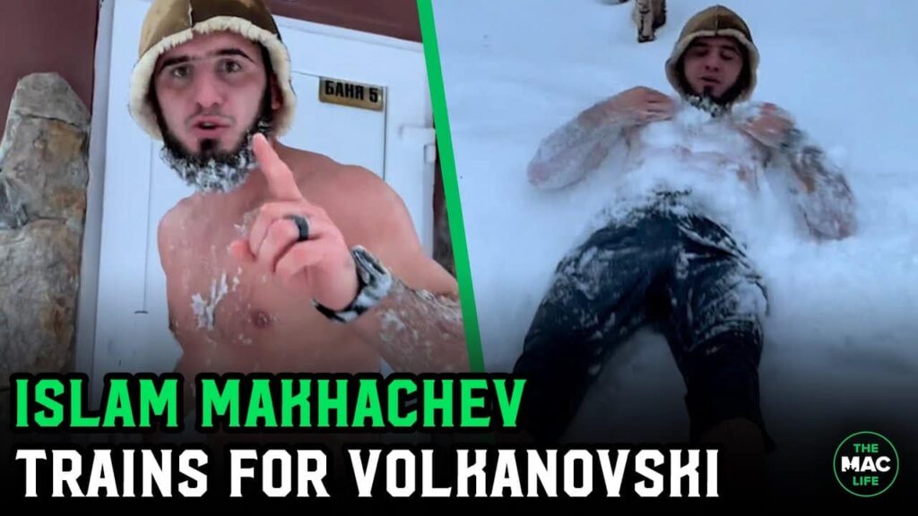Islam Makhachev shows off unique training for Alexander Volkanovski fight