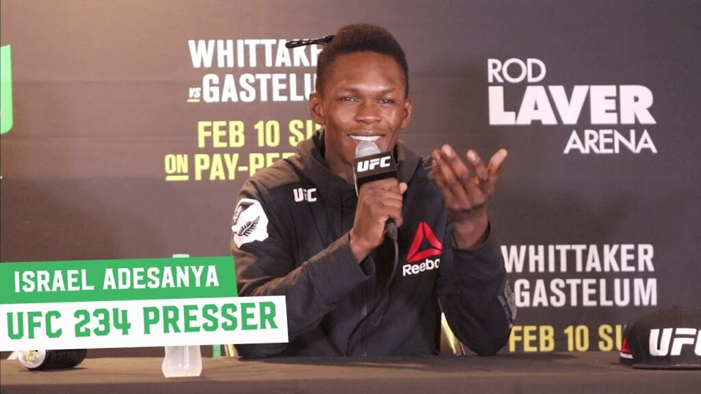 Israel Adesanya: UFC 234 Post-Fight Press Conference