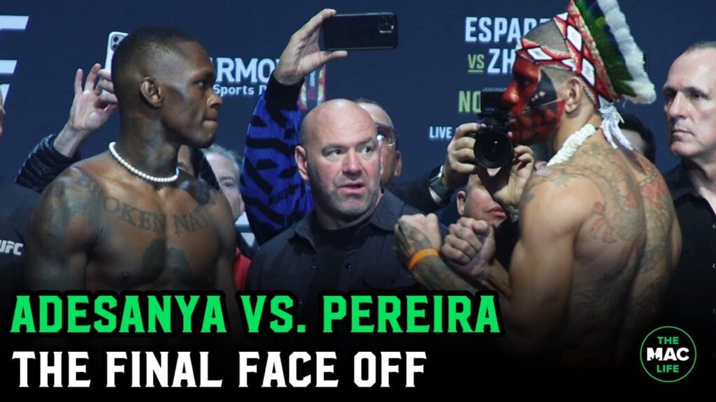 Israel Adesanya vs. Alex Pereira Final Face Off | UFC 281