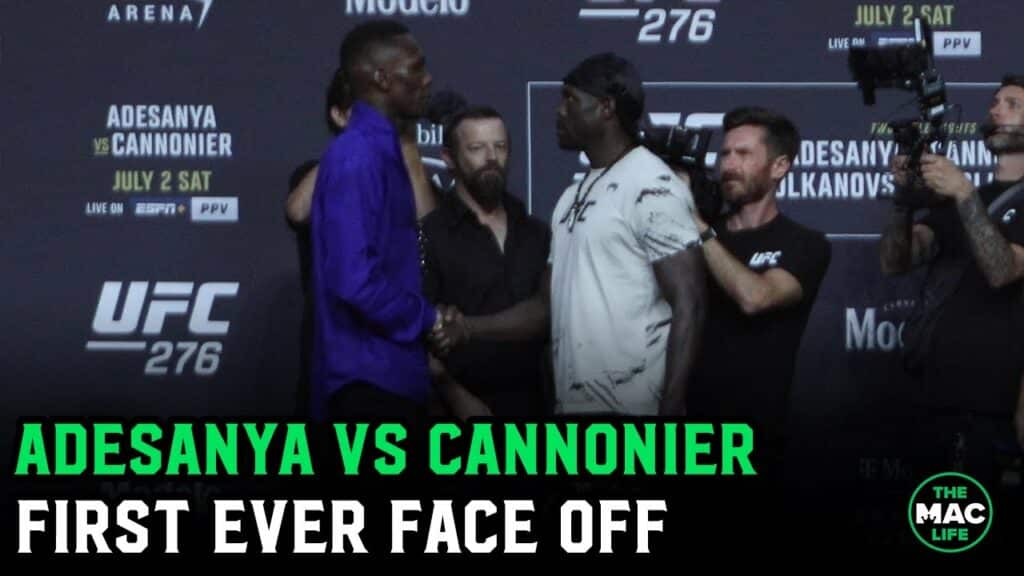 Israel Adesanya vs. Jared Cannonier First Ever Face Off