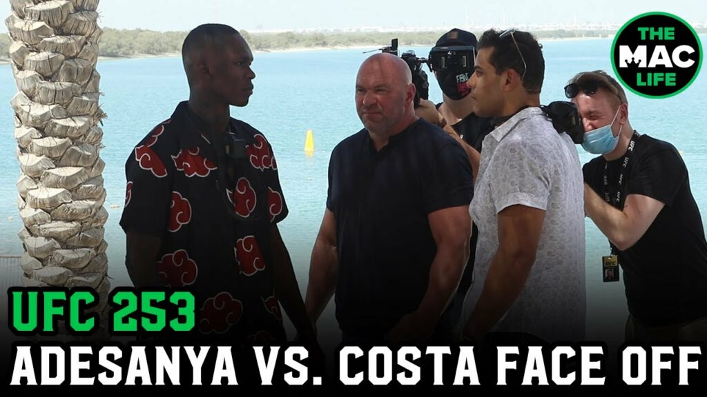 Israel Adesanya vs. Paulo Costa Face Off On The Beach