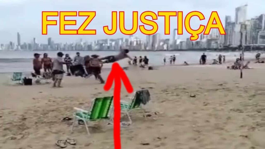 JUSTICEIRO DEFENDEU OS AMBULANTES NA BASE DA VOADORA