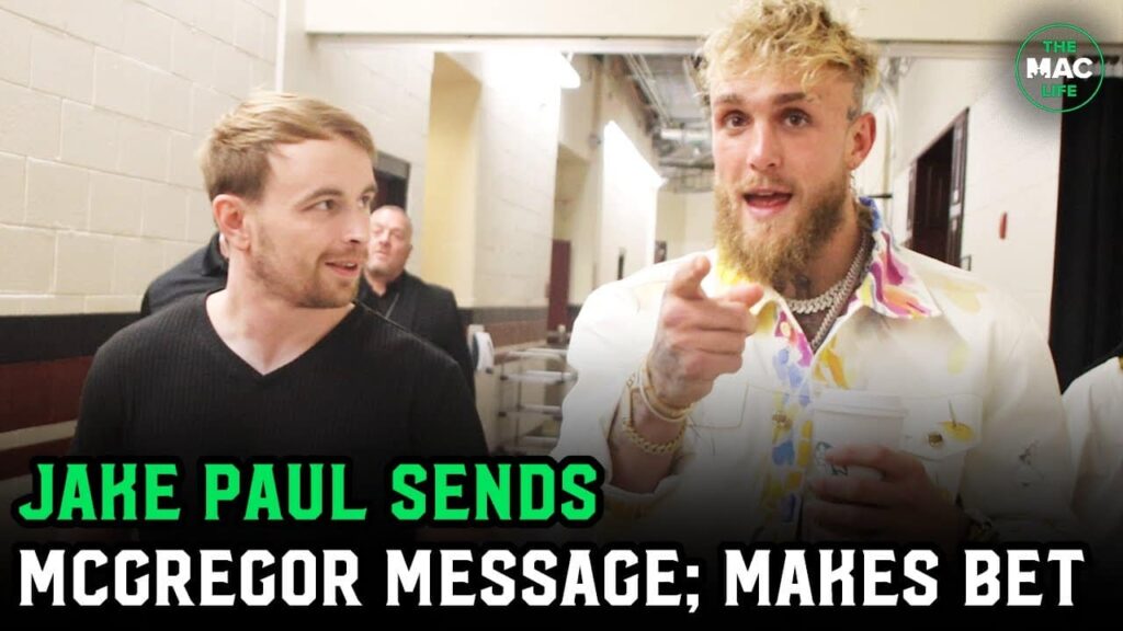 Jake Paul asks Conor McGregor to join him; Makes tattoo bet with MacLife reporter