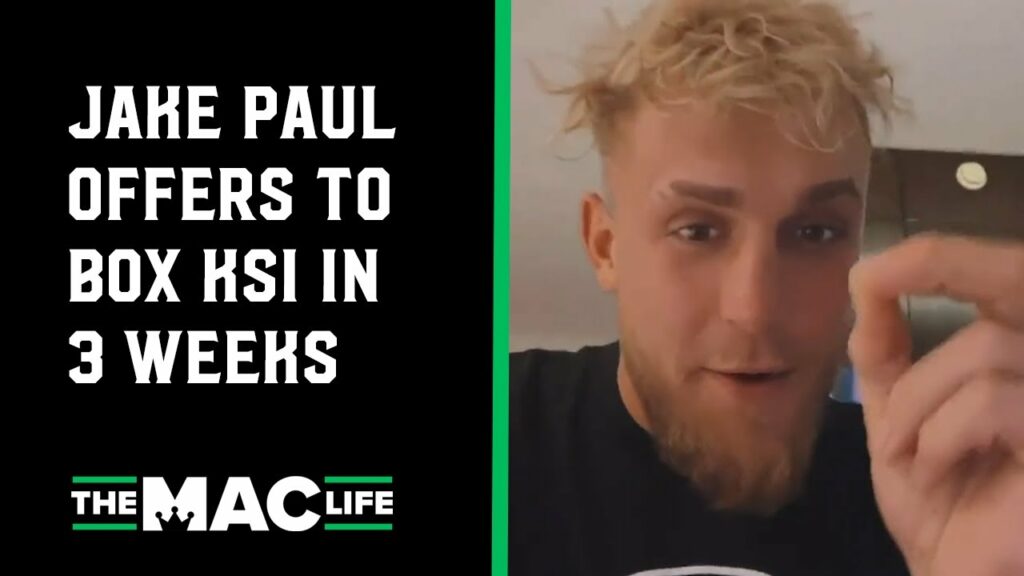 Jake Paul offers to fight KSI in London on 3 weeks notice: "What's your excuse?"