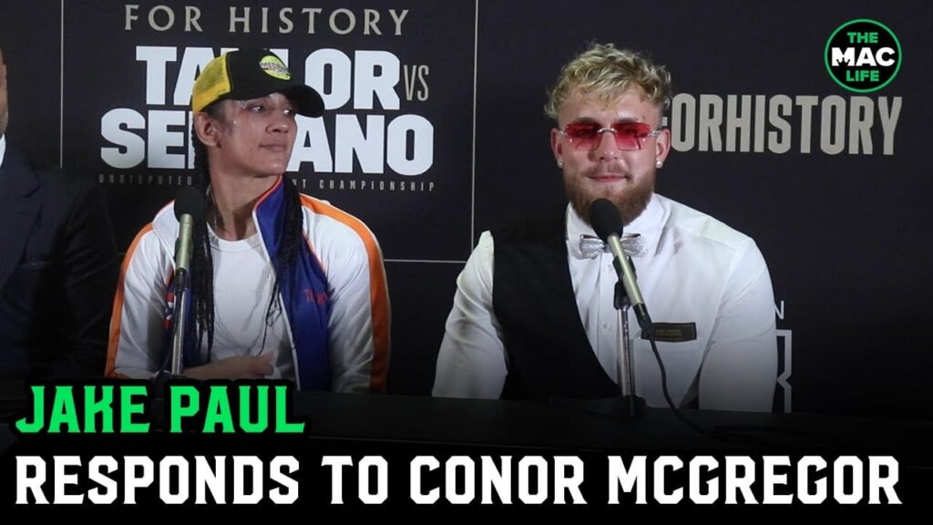 Jake Paul responds to Conor McGregor’s tweets; Says Eddie Hearn backed out of $1 million bet