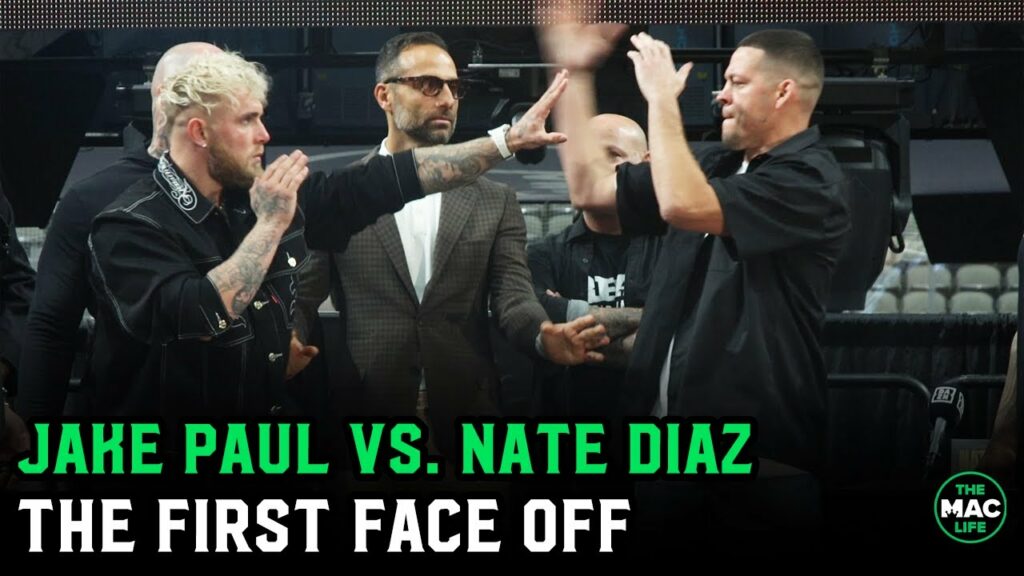 Jake Paul vs. Nate Diaz First Face Off