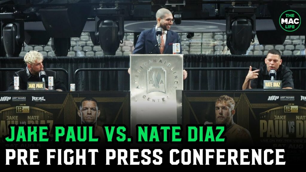 Jake Paul vs. Nate Diaz Pre Fight Press Conference