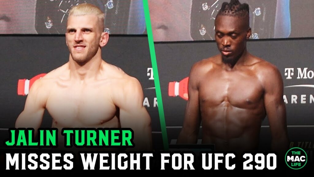 Jalin Turner misses weight for UFC 290 Dan Hooker fight