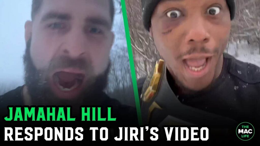 Jamahal Hill responds to Jiri Prochazka's "I am coming video": "That's what she said!"
