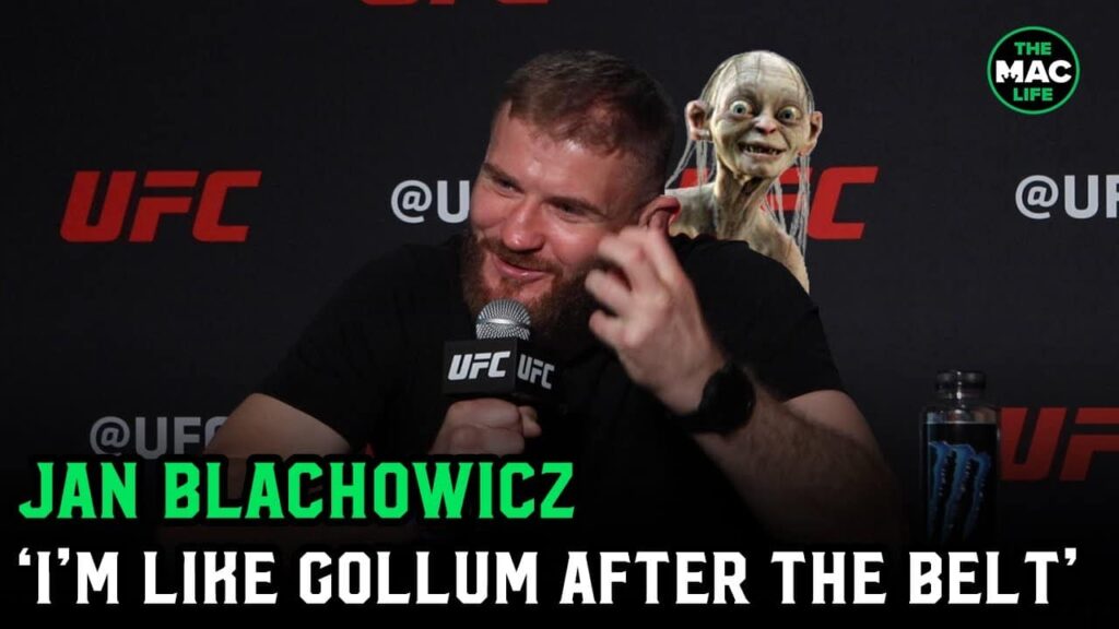 Jan Blachowicz on UFC title: ‘I’m like Gollum and the belt is my precious”
