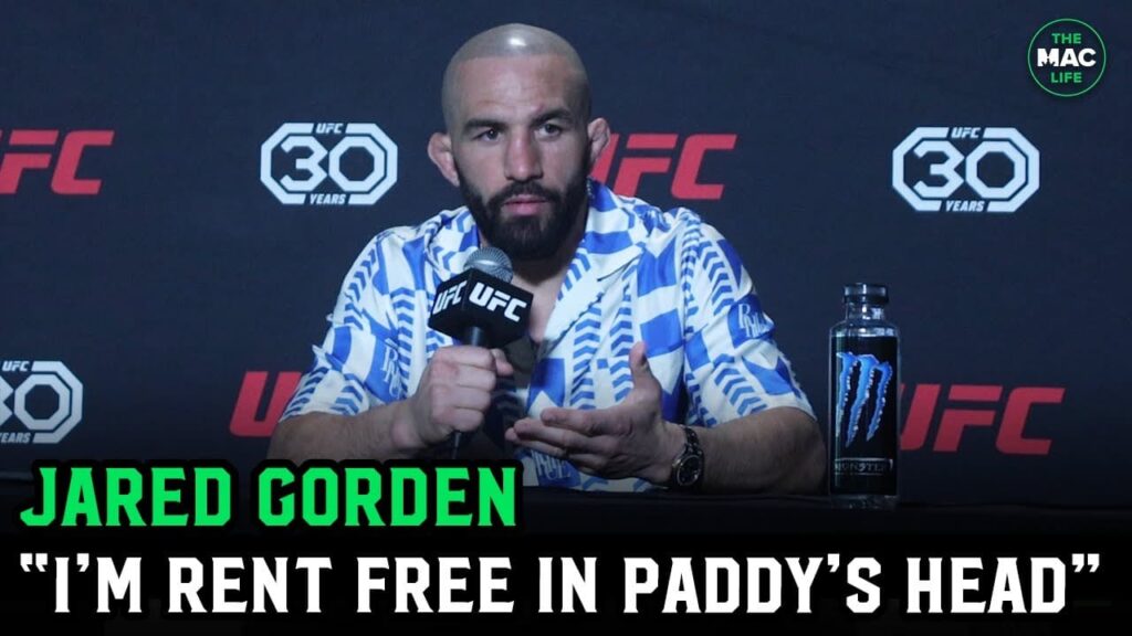 Jared Gordon on Paddy Pimblett: "I'm clearly living rent free in his head"