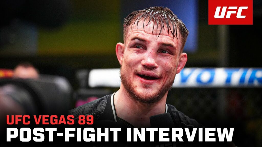 Jarno Errens Post-Fight Interview | UFC Vegas 89