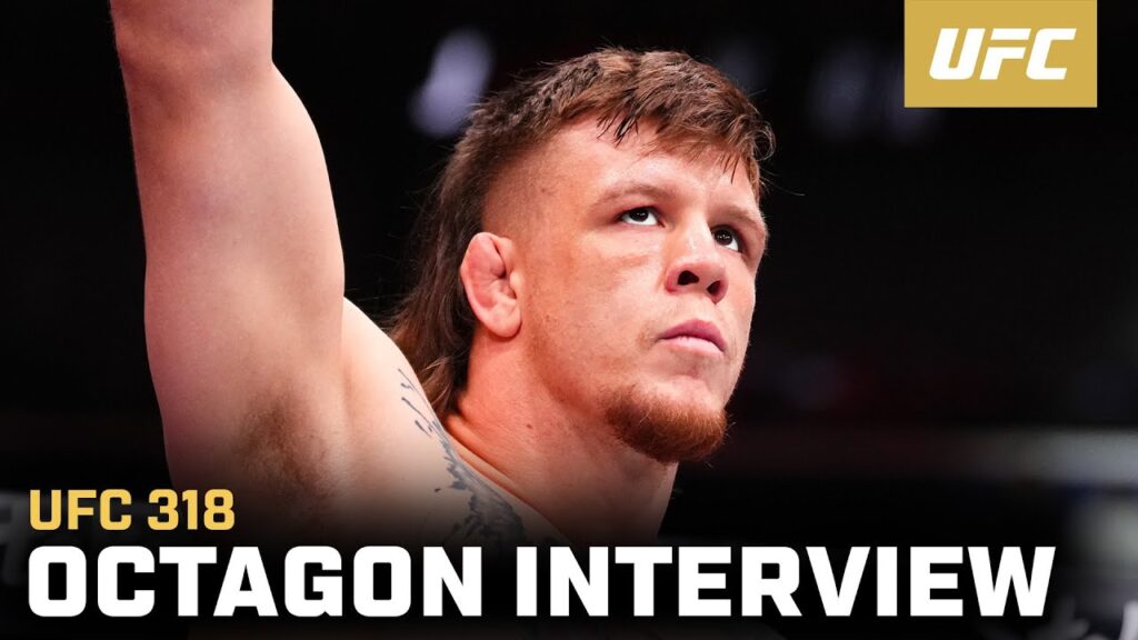 Jimmy Crute Octagon Interview | UFC 318