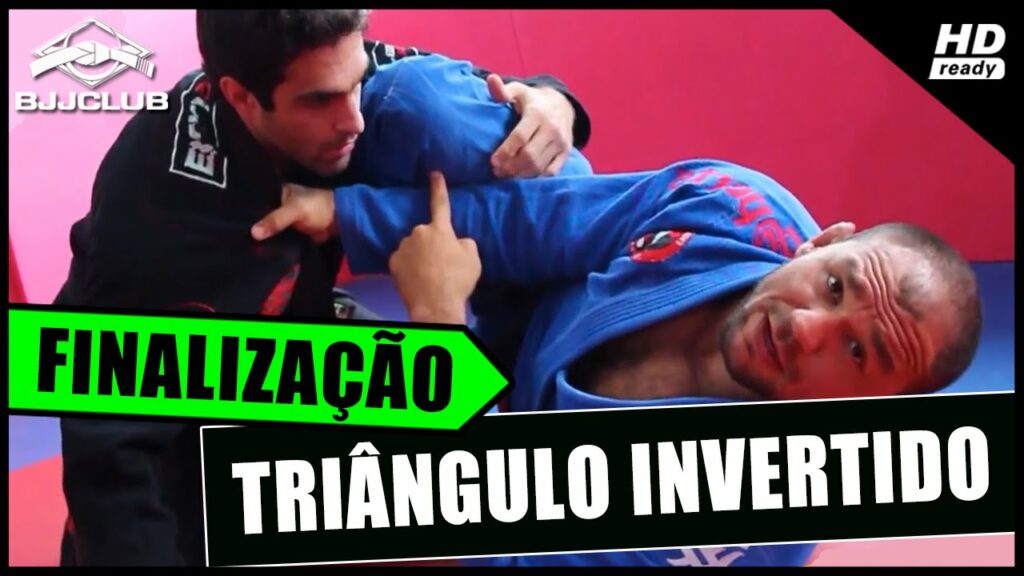 Jiu-Jitsu - Finalização Triângulo Invertido da Meia Guarda - Roberto "Cyborg" Abreu - BJJCLUB