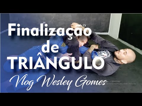 Jiu-Jitsu - Finalização de triângulo - Wesley Gomes - BJJCLUB