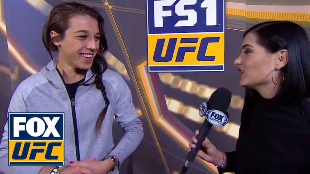 Joanna Jędrzejczyk tells Megan Olivi she had no problem with her weight cut | INTERVIEW | UFC 231