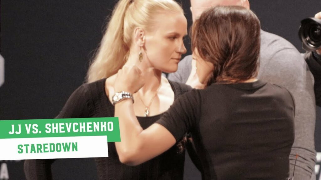 Joanna Jedrzejczyk vs. Valentina Shevchenko Staredown | Press Conference