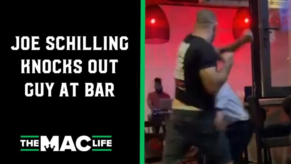 Joe Schilling KO's a guy in bar confrontation