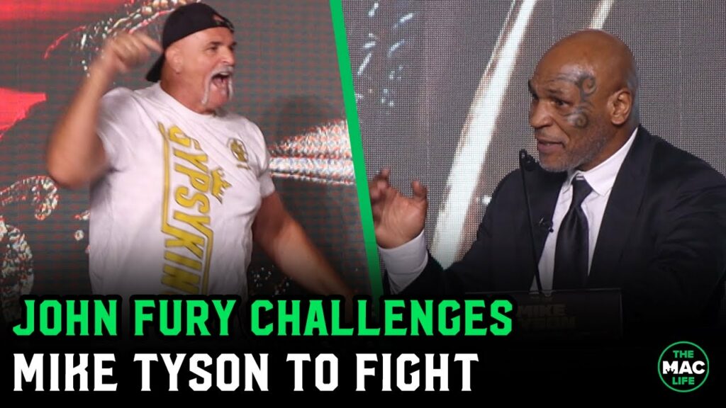John Fury challenges Mike Tyson to boxing match: "I might not beat ya, but I'll fight ya!"