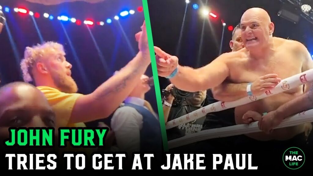 John Fury freaks out at Jake Paul: "Fight me! I'm king of the bareknuckle!"