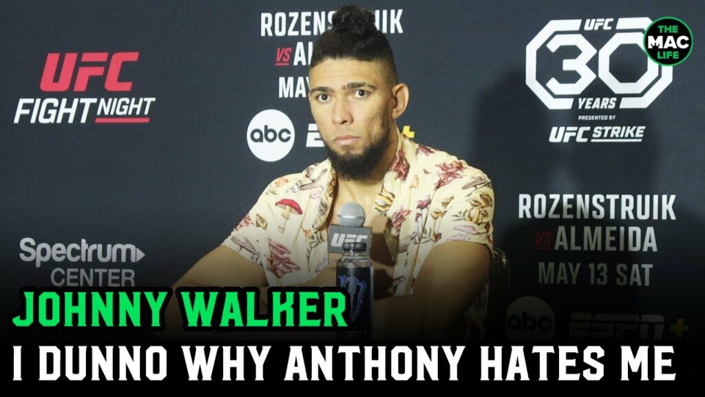 Johnny Walker: “I don’t know why Anthony Smith hates me.. maybe cos I trained with his coach"