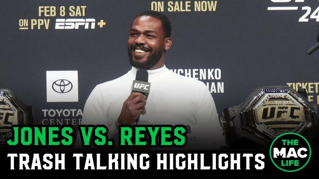 Jon Jones tells Dominick Reyes "he tickles my pickle" at UFC 247 Press Conference (Highlights)