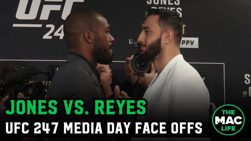 Jon Jones vs. Dominick Reyes | UFC 247 Main Card: Media Day Staredowns