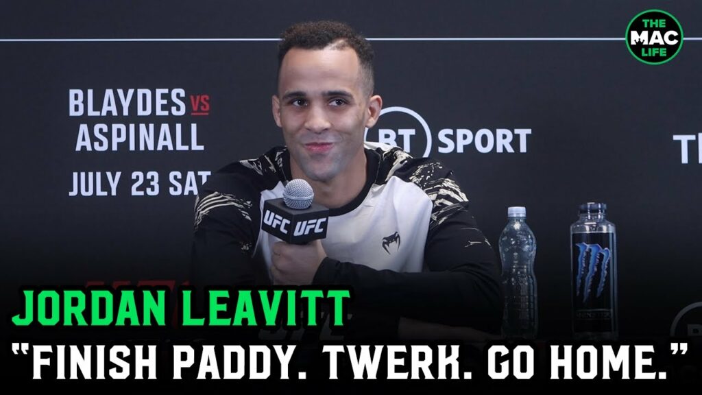 Jordan Leavitt trashes Paddy Pimblett: ‘I’m gonna finish him. Twerk. Leave.'