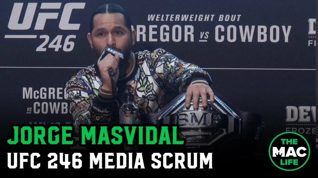 Jorge Masvidal talks Conor McGregor, Kamaru Usman and predicts UFC 246 Main Event