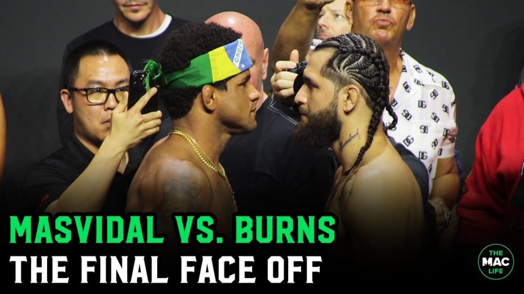 Jorge Masvidal vs. Gilbert Burns Final Face Off | UFC 287