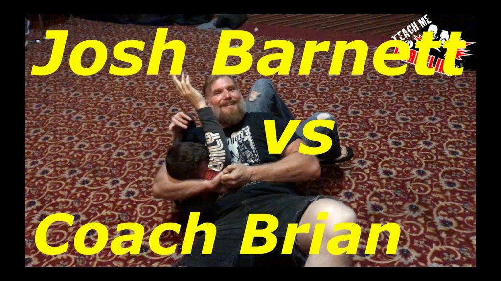 Josh BARNETT vs Coach BRIAN!! Kesa Gatame Challenge!