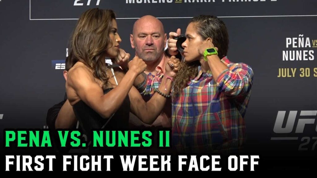 Julianna Peña vs. Amanda Nunes 2 First Fight Week Face Off