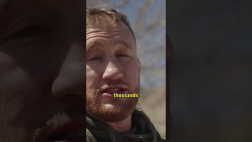 Justin Gaethje is getting his legs ready for 5 rounds Saturday 😤 #UFC300