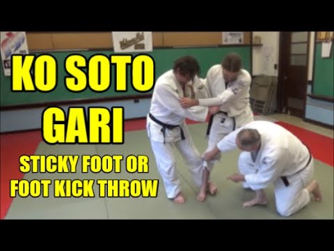 KO SOTO GARI  FOOT KICK THROW  THE STICKY FOOT