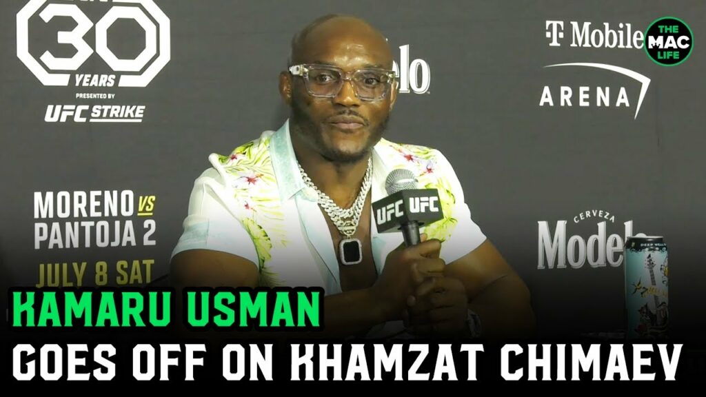 Kamaru Usman goes OFF on Khamzat Chimaev: “Cut the f******g weight and come fight”