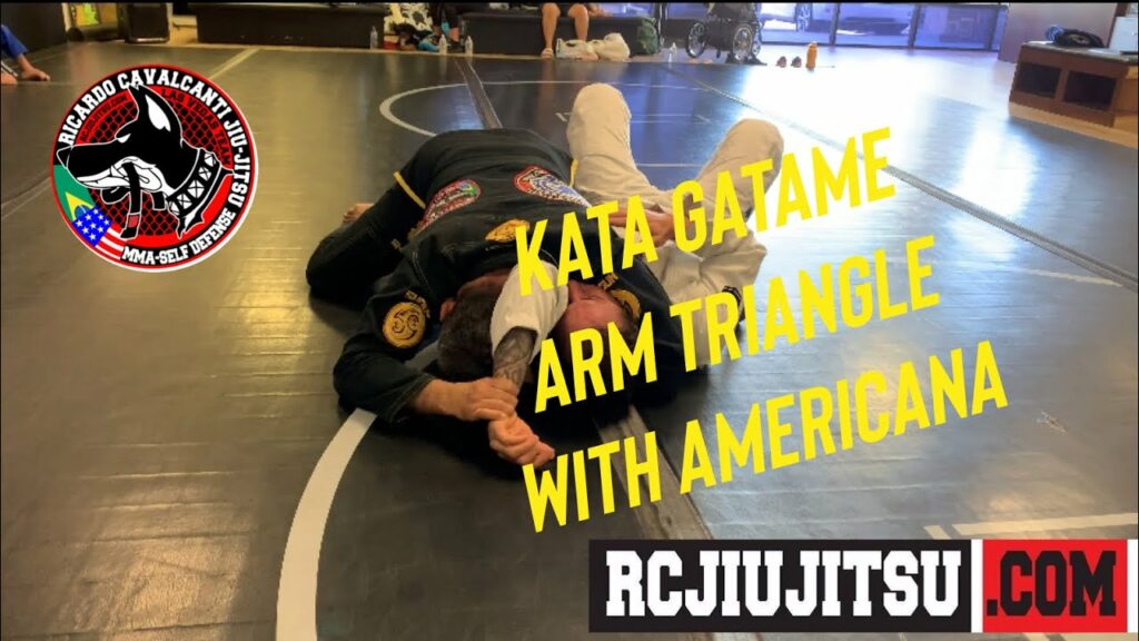 Kata Gatame  or Arm triangle choke with Americana