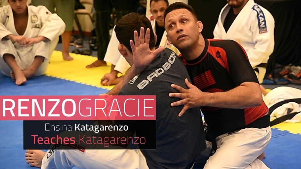 Katagarenzo? Renzo Gracie shows his innovative choke on Demian Maia