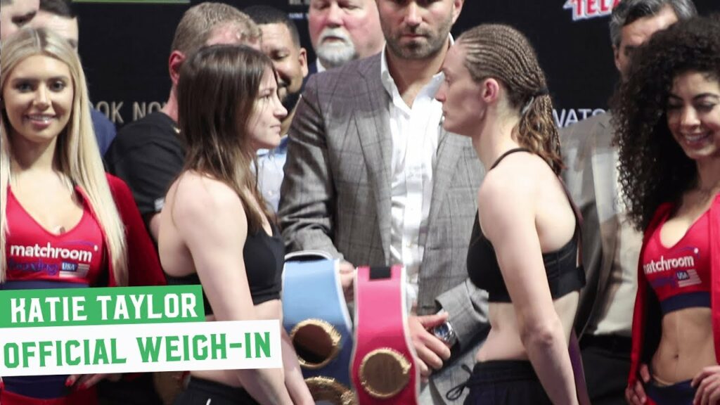 Katie Taylor vs. Delfine Persoon | Official Weigh-Ins