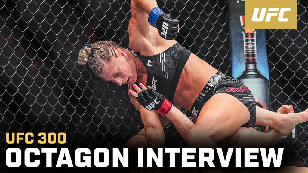 Kayla Harrison Octagon Interview | UFC 300