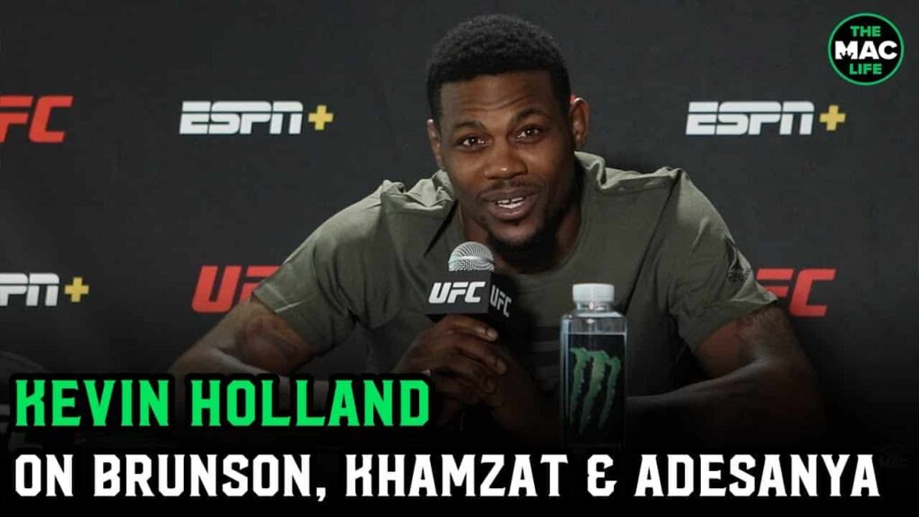 Kevin Holland calls Israel Adesanya "a true loser"; talks lobby altercation with Khamzat Chimaev