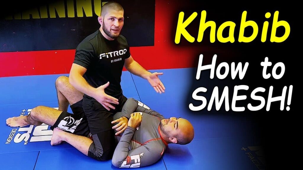 Khabib Nurmagomedov Teaches His Secret Technique - How To "Smesh" - For The First Time Ever