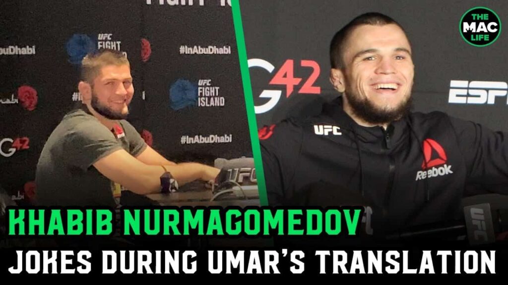 Khabib Nurmagomedov jokes Umar Nurmagomedov can't understand if Khabib should fight again